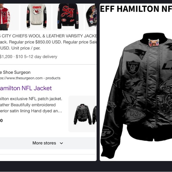 Jeff Hamilton NFL Jacket - Picture 2 of 13